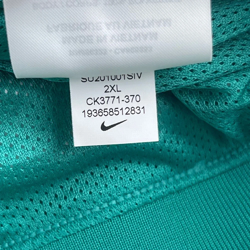 Nike Shield Good Luck‎ Golf Pullover Teal Green Mens XXL CK3771-370